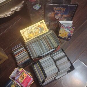 Pokemon Card Set with Gold and Black Accents